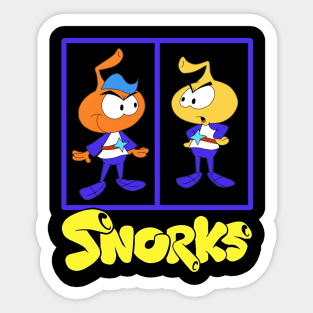 Snorkland Wonders Relive the Colorful World and Memorable Interactions of the Snorks Film on a Tee Sticker